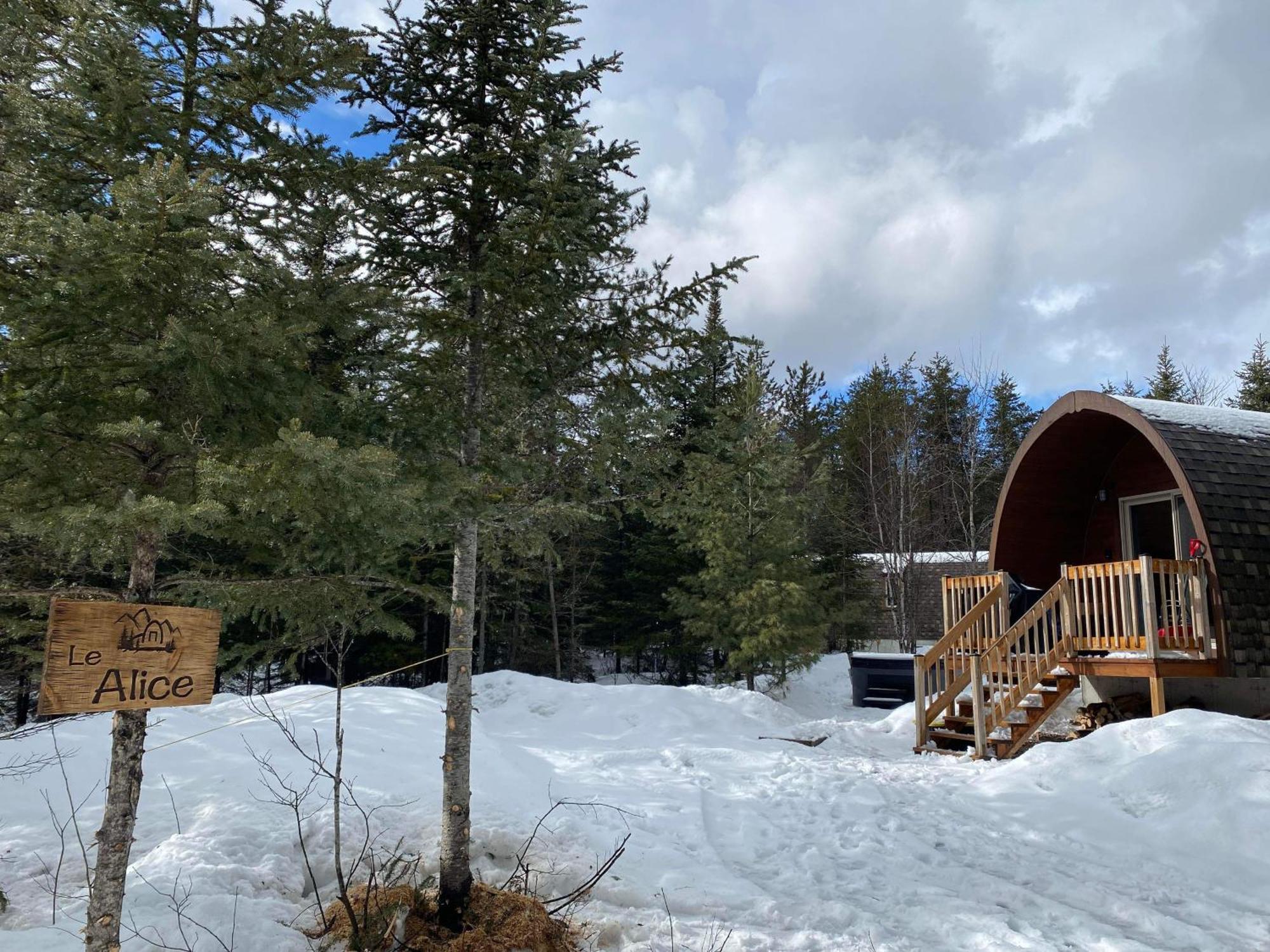 Chalet Alice A Louer Avec Spa Mauricie Saint-Alexis-des-Monts Εξωτερικό φωτογραφία